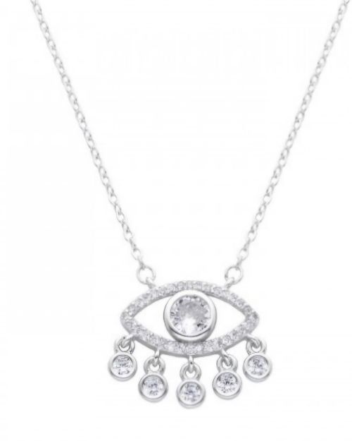 Gargantilla con ojo turco protector