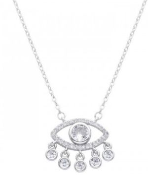 Gargantilla con ojo turco protector