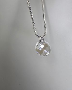 Dije circular swarovski cristal shime