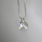 Dije circular swarovski cristal shime