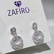 Zarcillos pasantes de aros Plata925