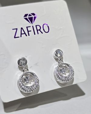 Zarcillos pasantes de aros Plata925