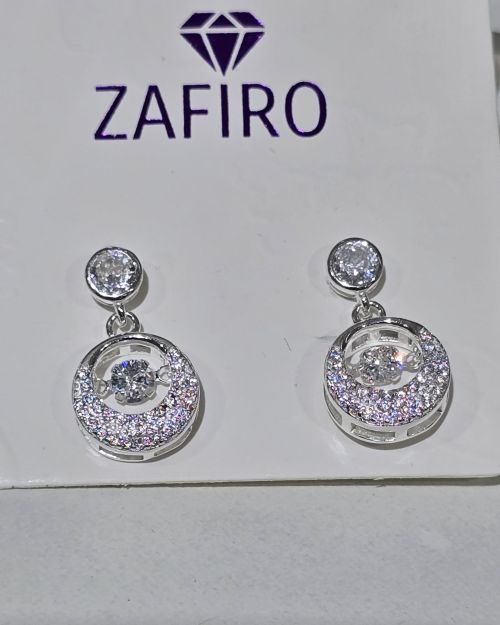 Zarcillos pasantes de aros Plata925