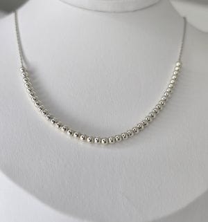 Gargantilla con bolitas de Plata925