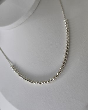 Gargantilla con bolitas de Plata925