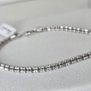 Pulsera hombre importada Plata rodinada