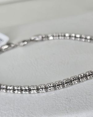 Pulsera hombre importada Plata rodinada