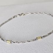 Pulsera Plata y oro