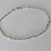 Pulsera Plata y oro