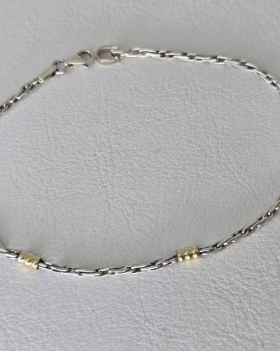 Pulsera Plata y oro