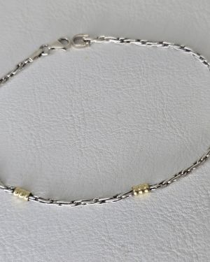 Pulsera Plata y oro
