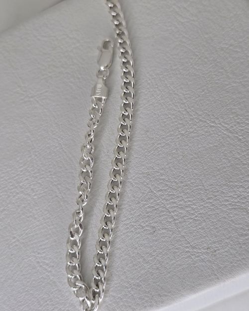 Pulsera Plata italiana Hombre