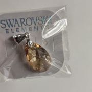 Dije HONEY gota mediano cristal autentico swarovski