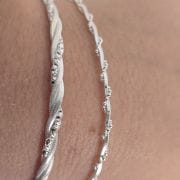 Pulsera italiana importada trenzada mas finita de la imagen