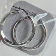 Argollas medianas de plata