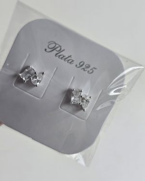 Aros pasantes cuadrados gota cubic