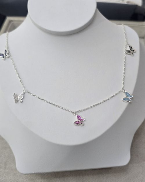 Choker de mariposas 🦋 Plata925