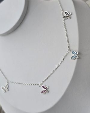 Choker de mariposas 🦋 Plata925
