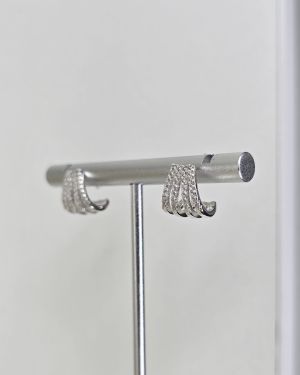 Aros pasantes abanico con cubics