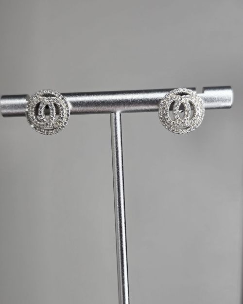 Aros rodinados pasantes calados de Plata