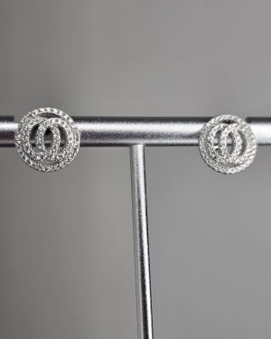 Aros rodinados pasantes calados de Plata