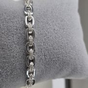 Pulsera de eslabones de Plata 925 con detalle brillo