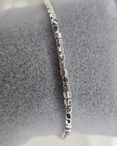 Pulsera cubos grande de Plata925