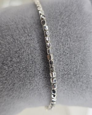 Pulsera cubos grande de Plata925