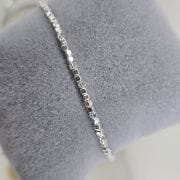 Pulsera de cubos de 2mm Plata 925