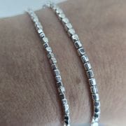 Pulsera cubos grande de Plata925