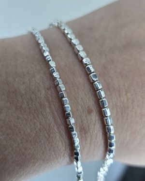 Pulsera cubos grande de Plata925