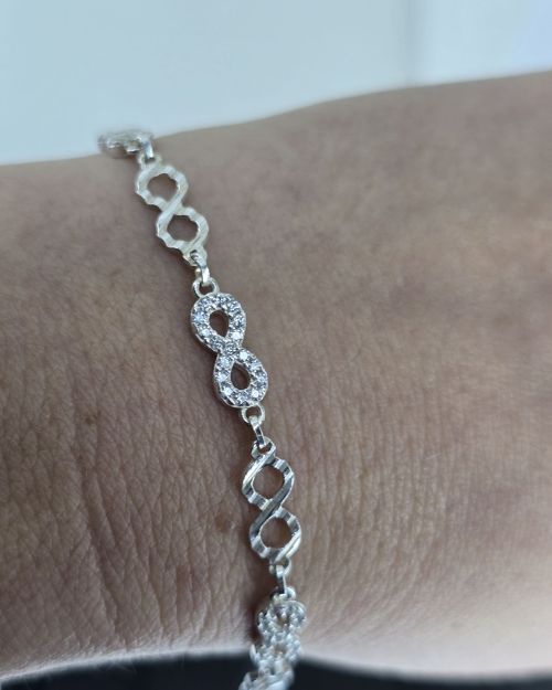 Pulsera de infinitos Plata 925
