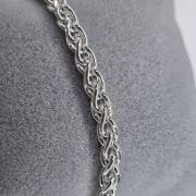 Pulsera plata italiana de hombre