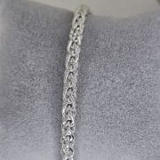 Pulsera plata italiana de hombre