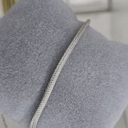 Pulsera rigida de brillo Plata 925