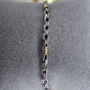 Pulsera de plata y oro
