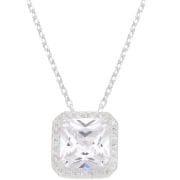 Conjunto cadena más dije cuadrado Plata925